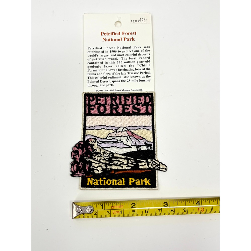 Petrified Forest National Park Embroidered Souvenir Patch Vintage 2002 NWT